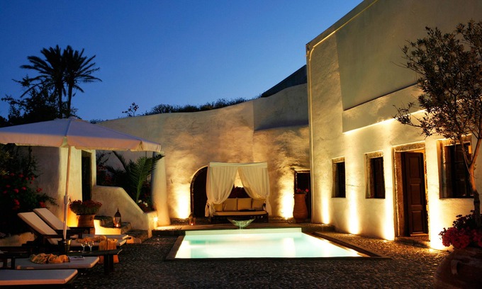 Megalochori Villa | Mansion Sophia- Famous Santorini Villa - Car Rental included- Private & Spacious