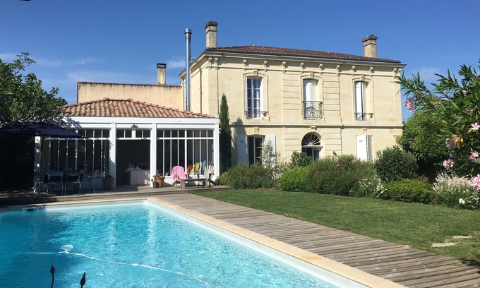 Cenac House | Mansion with swimming pool 15 minutes from Bordeaux