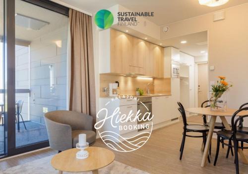 Kalajoki Apartment | Marina Chalets 1 bedroom apartments by Hiekka Booking - sisältää liinavaatteet ja loppusiivouksen