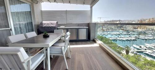 Pieta Apartment | Marina Harbour, Luxury Terraced Seaview Apartment, Msida, Pieta, Malta