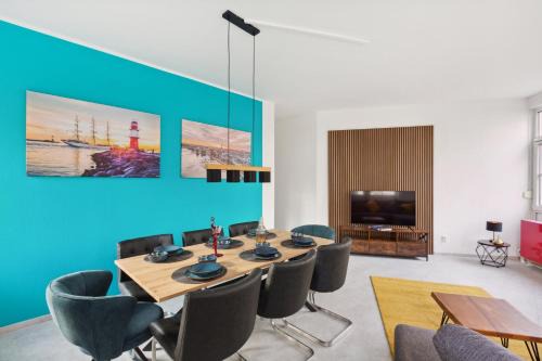 Markranstaedt Apartment | MARLEI 6 Apartment mit 3 Schlafzimmern, gemütlichen Wohnbereich, mit 2 WCs