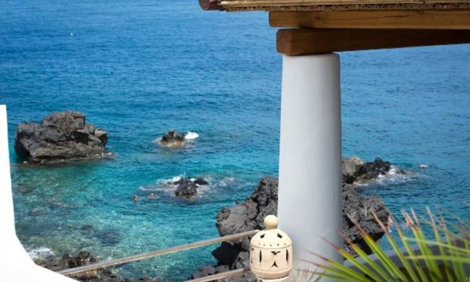 Piscita Villa | Marvel at sea & volcano views frm a chic Stromboli retreat steps from the beach.