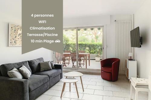 La Napoule Apartment | Master - 4 pers 43m2 - Piscine - Climatisé