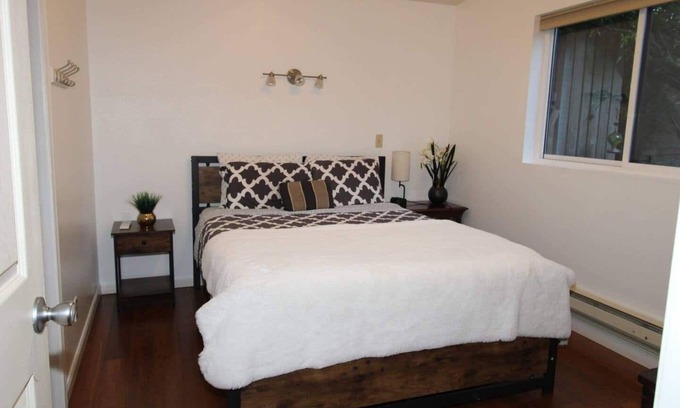 Pinehurst House | Master Suite with Private Patio, Fruitful Garden