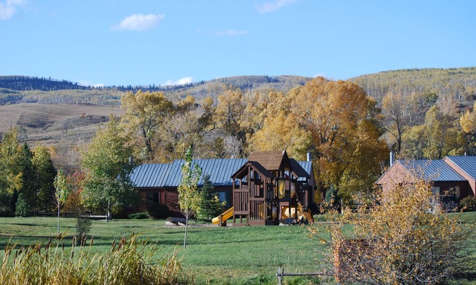 Clark Cabin | Maverick - 2 bedroom, 2 bath cozy cabin with kitchen. Has park and pond views