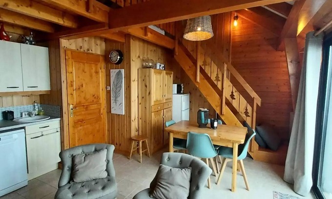 Reallon Apartment | Means Residence - Superb T2 with mezzanine for 9 people on the resort of Réallon