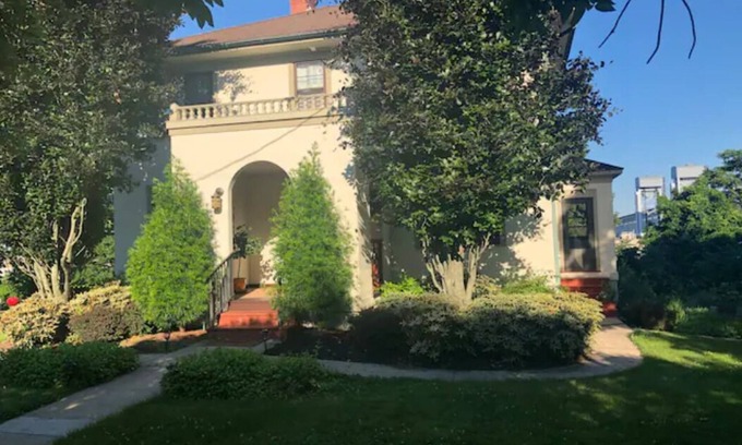 Groton House | Mediterranean style home near Mystic
