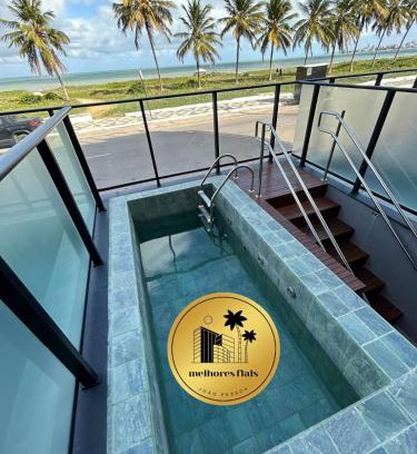 Intermares Apartment | Melhores Flats - Piscina privativa, frente ao mar