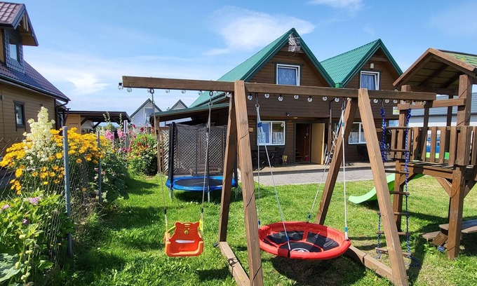 Sarbinowo Cabin | Merlin Cottage – For Families, Seniors, with Disability Features