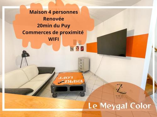 Lantriac House | Meygal Color - WiFi - 3 étoiles - 20min du Puy