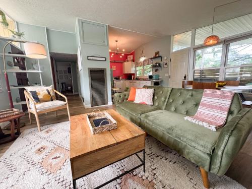 Vermilion House | Mid-Century Modern Themed Home with Outdoor Hot Tub