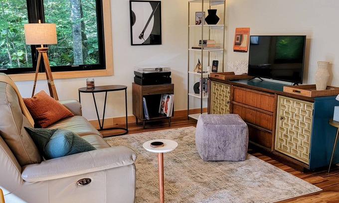 Searsport House | Midcoast Forest Getaway
