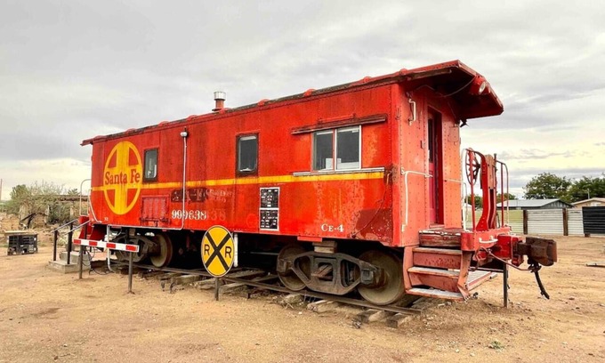 Marfa House | Midnight Train to Marfa-1948 Caboose