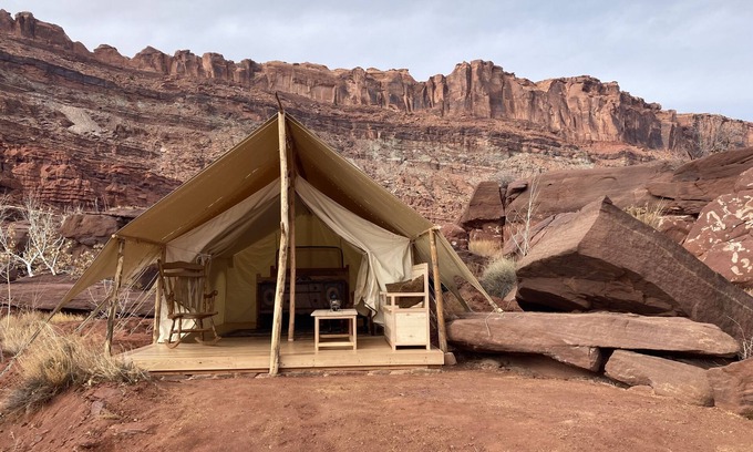 Moab Cabin | Moab Glamping Luxury Private Tent for 2