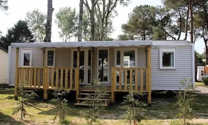 Asserac House | Mobil-home Evasion Premium 37 m2 (3 Schlafzimmer 2 Badezimmer) 6 pers. 8 Personen