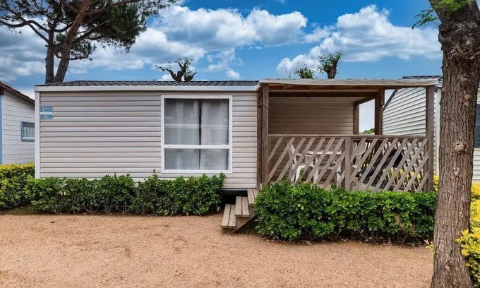 Crach House | Mobile home Einfache Terrasse
