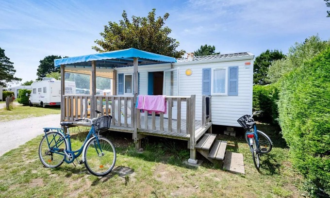Asserac House | Mobilheim 2 Zimmer 2 Personen + TV - 2 Sonnen