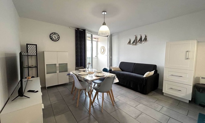 Vendee Apartment | Modern 2-room apartment with parking in Saint-Hilaire-de-Riez