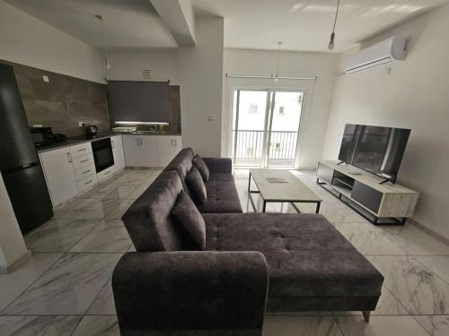 Larnaca Apartment | Modern 2BR Apartment with Balconies in Larnaca City Center