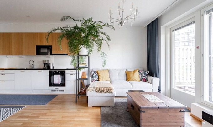 Tampere Apartment | Modern 2BR Apt. with Sauna, Terrace & Free Parking