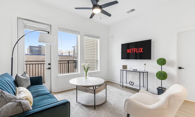 Five Points South Apartment | Modern 2BR Condo Near Railroad Park & UAB
