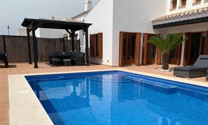 Caserio Los Tarquinos Villa | Modern 4 Bed Villa with large pool (heated on request) and bright open spaces