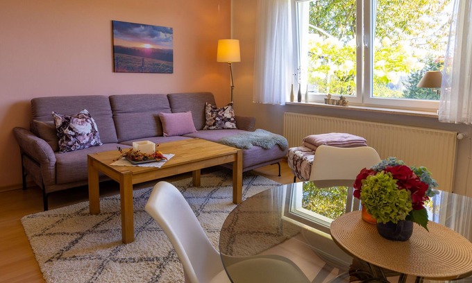 Langewiese Apartment | Modern 61sqm apartment with sauna and terrace, at ground level
