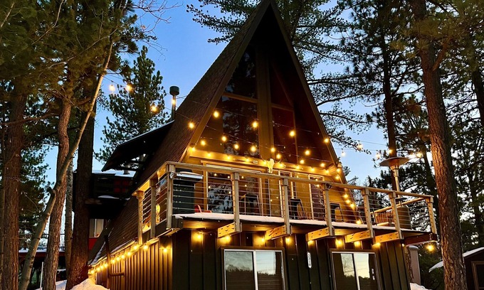 Arrowbear Lake Cabin | Modern A-Frame Cabin w/ 180 Degree Views!!!