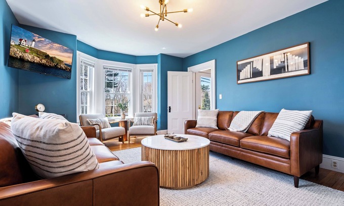 Westbrook Apartment | Modern Apartment - 20 Mins to Portland, Deck, Grill & Firepit, King Bed, DogsOK
