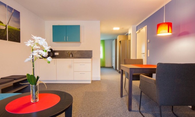 Muennerstadt Apartment | Modern apartment in a quiet location with a fantastic view