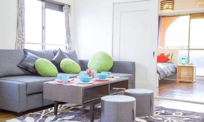 Hiroshima City Centre Apartment | Modern Apartment near Hiroshima Station for 5 ppl