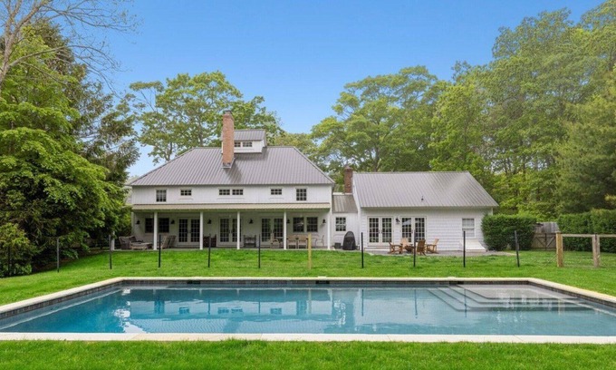 Wainscott House | Modern Barn-Style Home with State-of-the-Art Finishes, High Ceilings and...