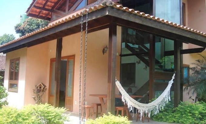 Barra do Sahy House | Modern beach house, terrace, gourmet area, mezzanine, 90 meters from the beach.