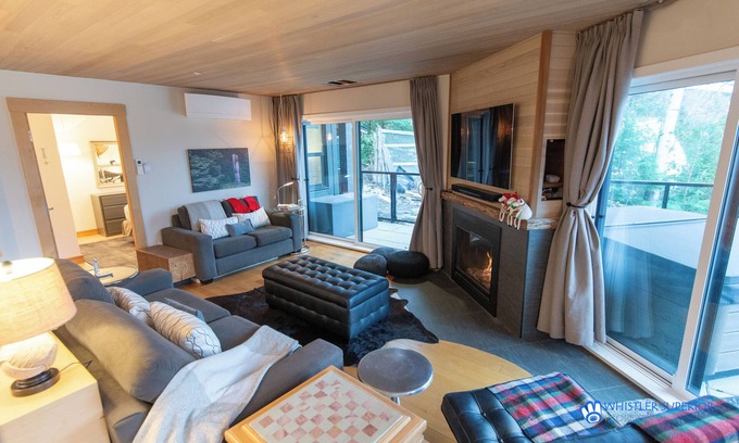 Blueberry Hill Condo | Modern Blueberry Condo, Private Hot Tub, BBQ, Best View in Whistler, Pool