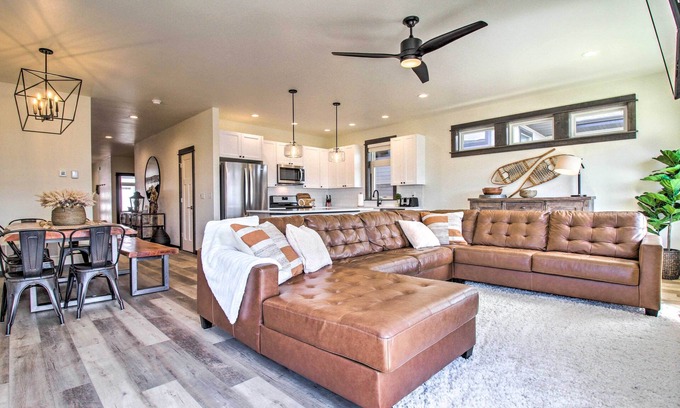 Four Corners House | Modern Bozeman Family Townhome w/Hot Tub!