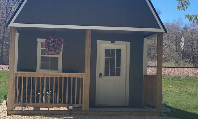 McGregor Cottage | Modern Cottage Cabin, private area with pond, fishing nearby, swimming and more
