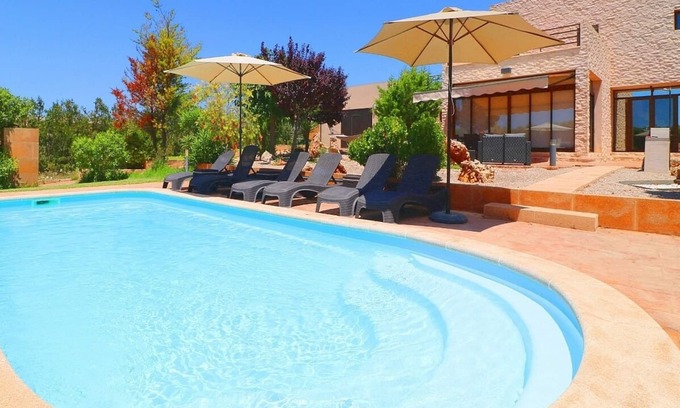 Es Palmer Villa | Modern Countryside Villa with Private Pool ideally located just 6 minutes drive to Es Trenc Beach!