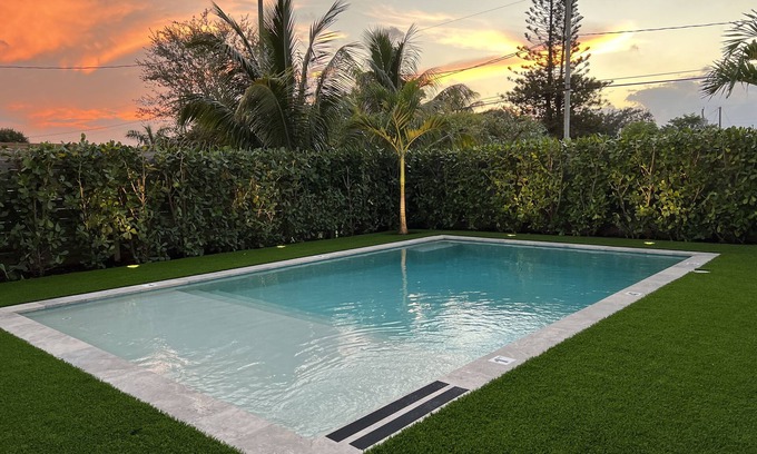 Delray Beach House | Modern Delray Home, Heated Saltwater Private Pool, 4 beds, 3 bedrooms