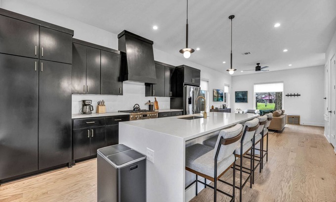Blackshear-Prospect Hill House | Modern Eastside Home with Gourmet Kitchen, 3 Floors, Game Room, Walk to restaurants and bars