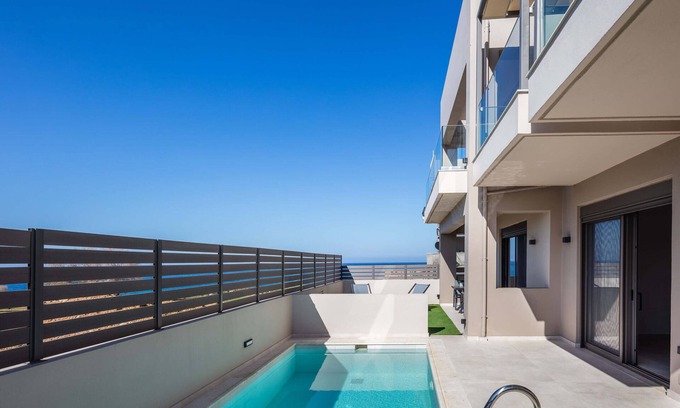 Panormos Villa | Modern facilities, walking distance to the beach!