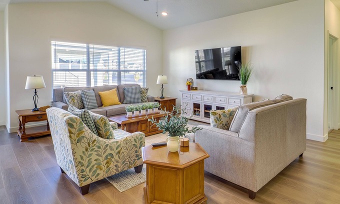 Herriman House | Modern Farmhouse in Herriman w/Mountain Views!