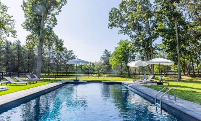 Mattituck Other | Modern farmhouse w/heated pool, beach, horses and winery in heart of North Fork