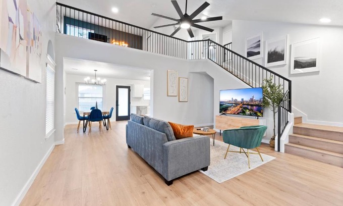Pflugerville House | Modern & Homey 3BR Home, Remote Work Friendly, King Beds, Fast WiFi