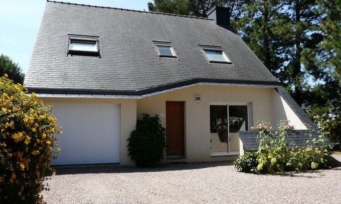 Penestin House | Modern house - 100 m from La Mine d'Or beach on enclosed wooded grounds