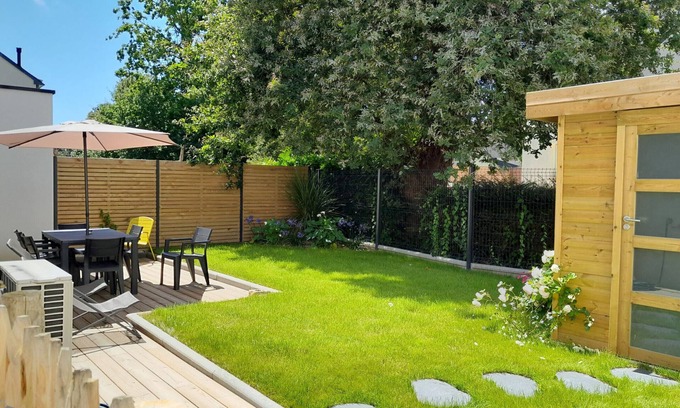 Le Tour-du-Parc House | Modern house for 6, beach and Internet 900m, pets allowed