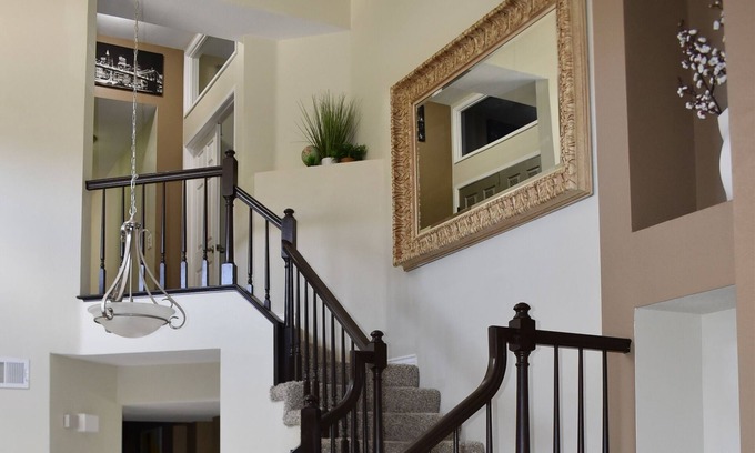 Palmdale House | Modern house with Big theater room, large backyard and TESLA charger.