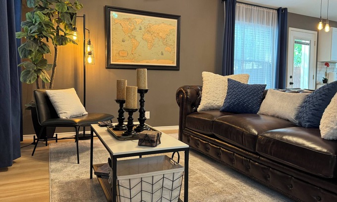 San Antonio House | Modern Industrial Home in Gated Neighborhood!
