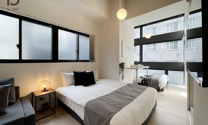 Hiroshima City Centre Apartment | Modern Loft Studio Steps from Peace Park