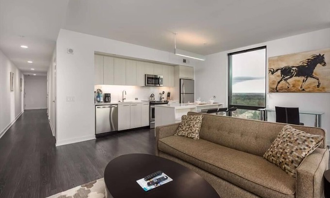 Reston Apartment | Modern Luxury in Reston | In-unit Washer/D | nr Dulles Airport