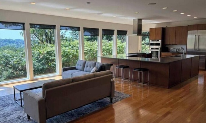 Morgantown House | Modern Luxury steps 0.4 mi from Stadium